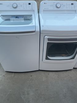 LG Washer And LG Dryer 