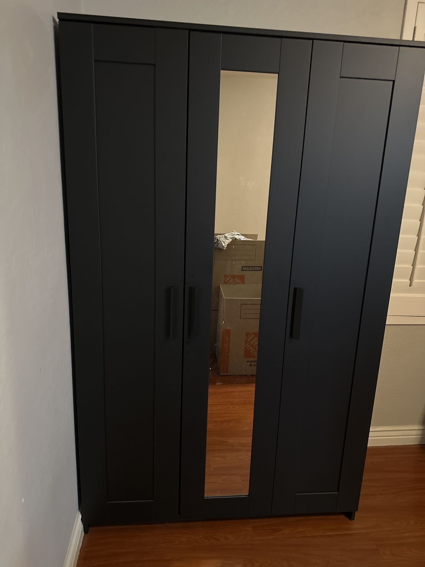 Black Wardrobe Closet