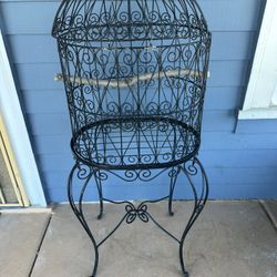 Iron Wrought Bird Cage 