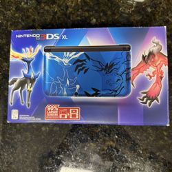 Nintendo 3DS XL Pokémon X & Y Xerneas/Yveltal Blue Limited Edition Console CIB