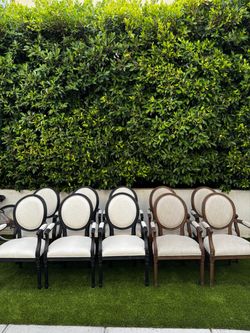 Restoration Hardware Dining Chairs – Set of 10