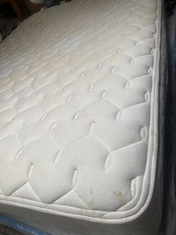Firm Posturepeadic Queen Mattress, Box Spring And, Frame