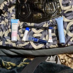 Coach Bag With Makeup
