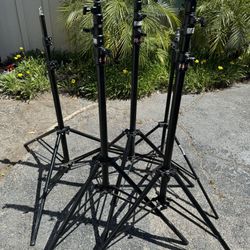 Black Matthews Video Light Stands 