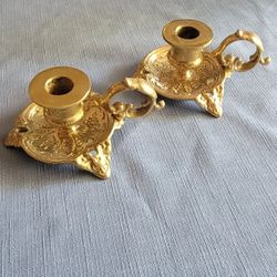 Solid Brass chamberstick 