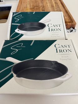 Simmer & Sizzle Cast Iron Frying Pan SET