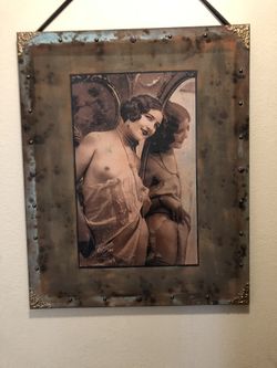 Pictures on mesh copper