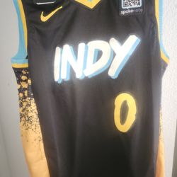 Tyrese Halliburton Indiana Pacers Basketball Jerseys Large/XL