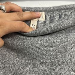 Grey Off The Shoulder Dress