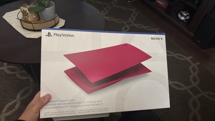 PS5 disc cover red