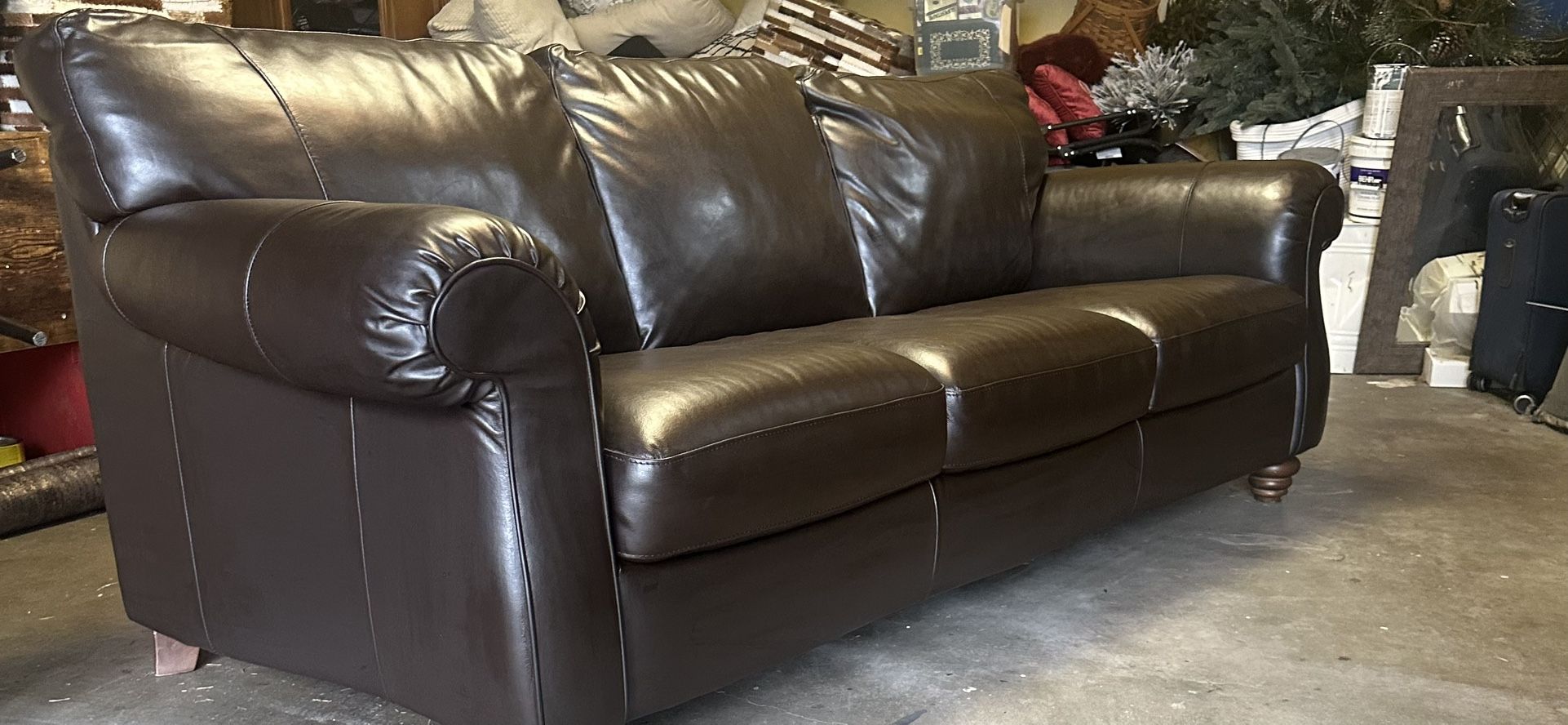 Timeless Leather Couch