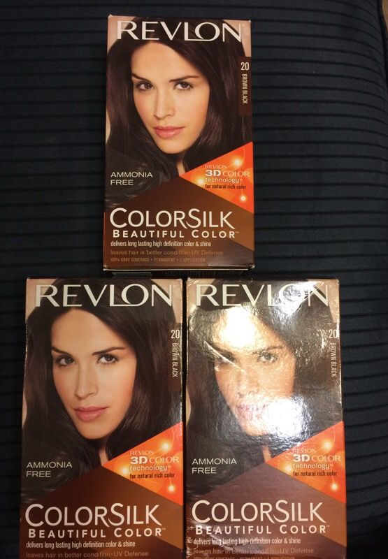 Revlon ColorSilk, #20 Brown Black (3)