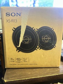 Sony XS-R13 5-1/4 inch 3-way car speakers