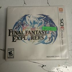 Nintendo 3ds Final Fantasy Explorers