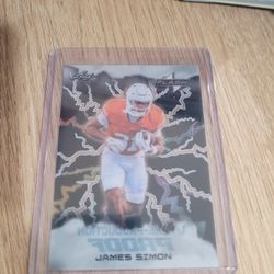 James Simon Pre-Production Card