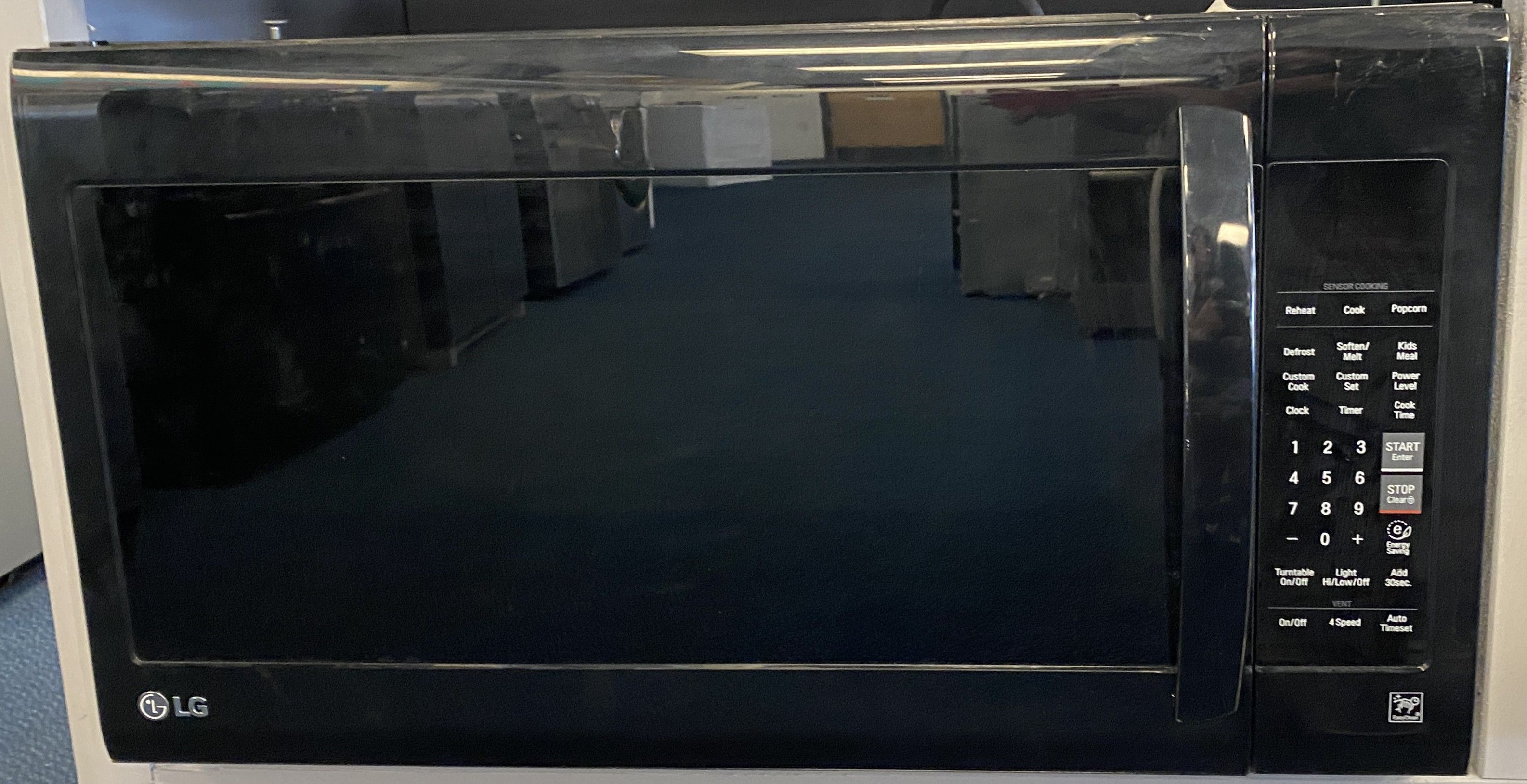 Black LG Over The Range Microwave (8-0003)