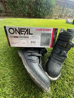 O'Neal Rider Shorty ATV Boot Black Size 8