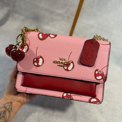 Beautiful pink cherry bag