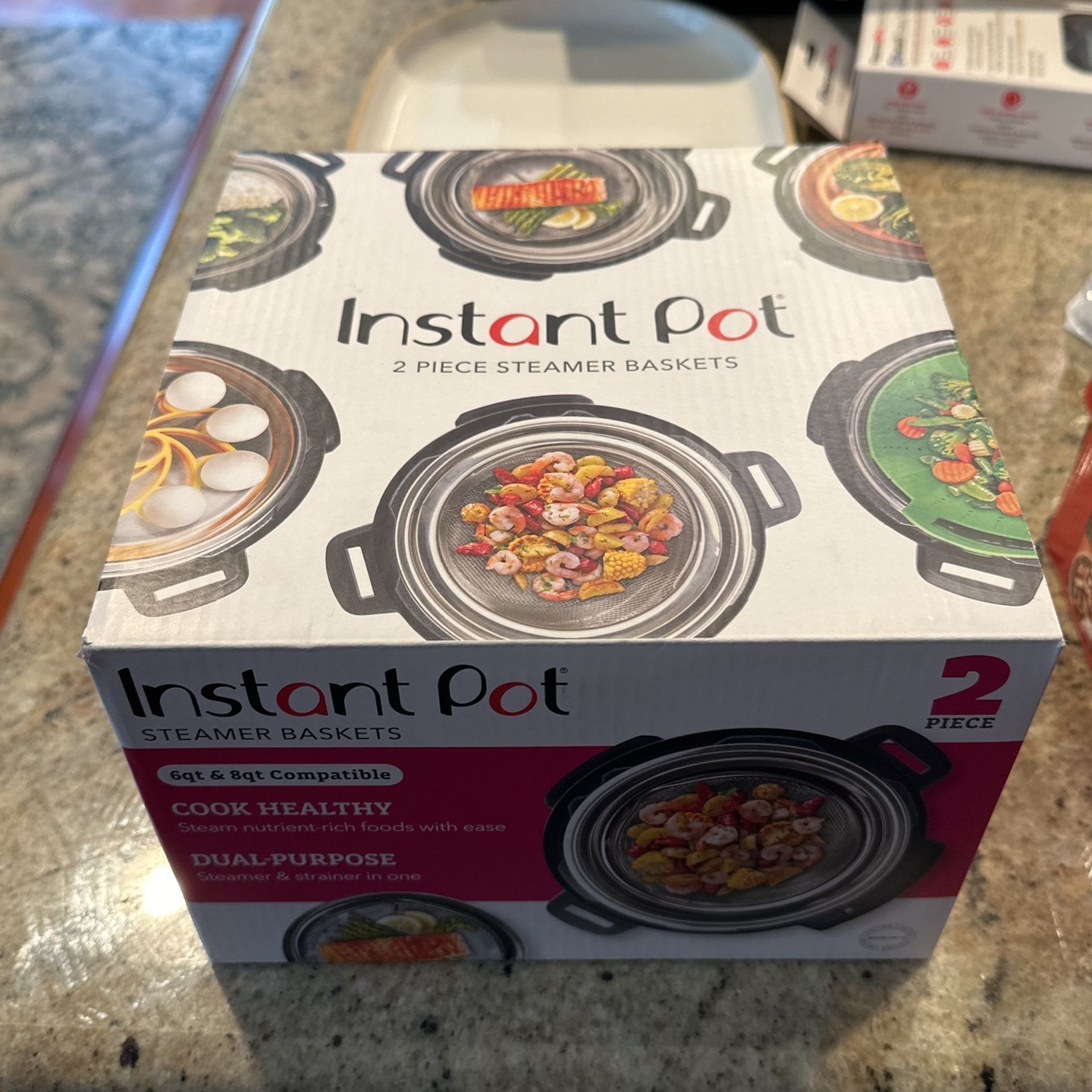 Instapot 2-piece Steamer Baskets