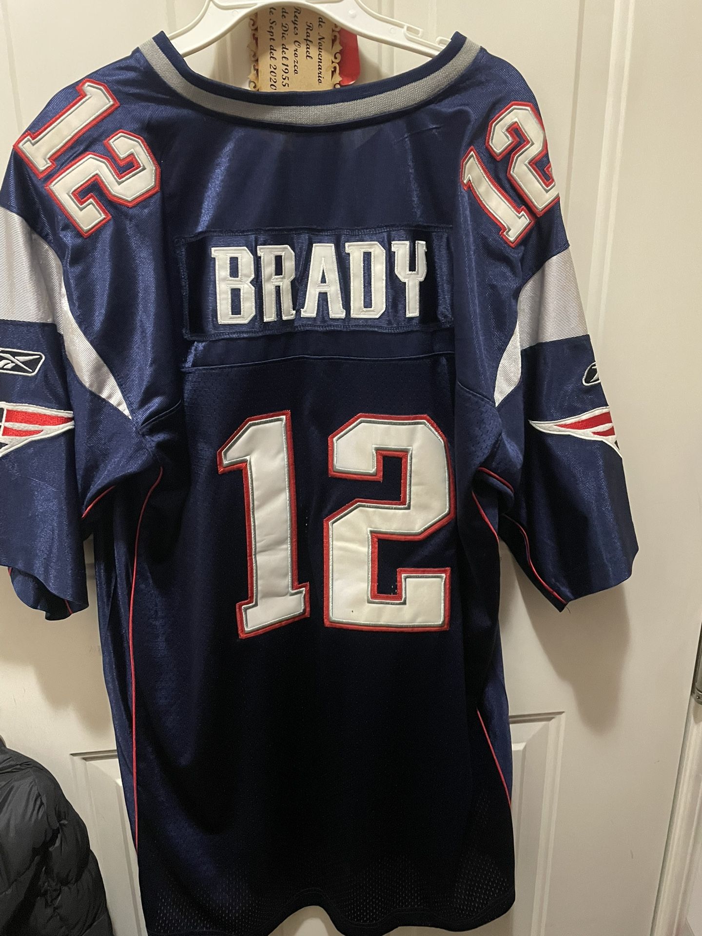 New England Patriots Jersey ( Tom Brady ) size 54 = 2XL $75