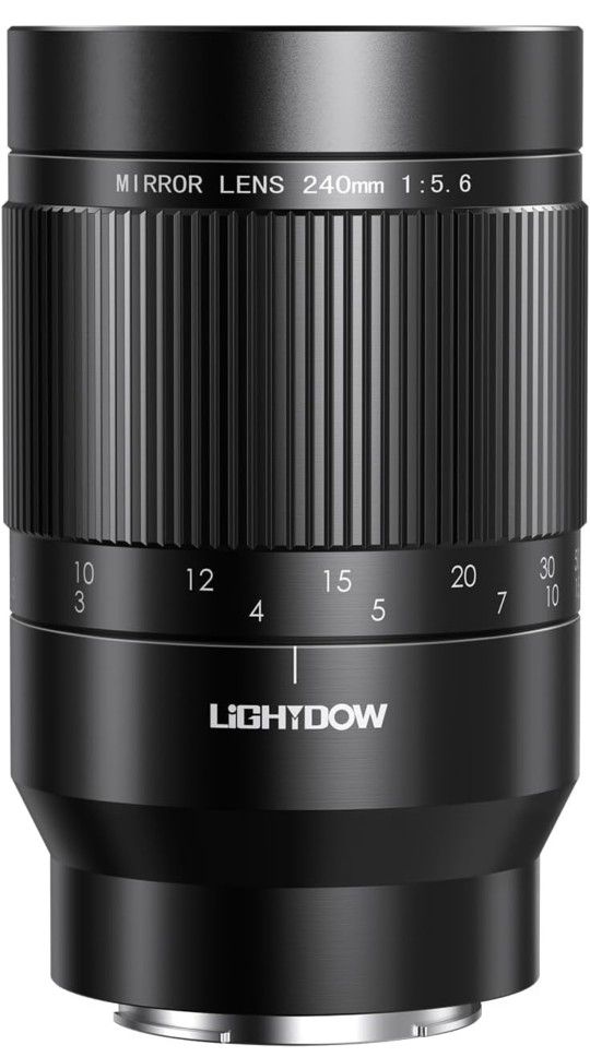 RF 240mm F5.6 Reflex Lens - Telephoto Manual Focus DSLR Cameras Lense for Canon EOS R, Ra, RP, R3, R5, R5 C, R5 Mark II, R6, R6 Mark II, R7, R8, R10,