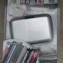 Aluma Wallet - RFID protection, expandable (As Seen on TV) Brand New