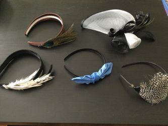 Decorative feathered headbands