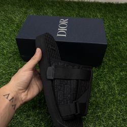 Dior Alpha Black Sandals 