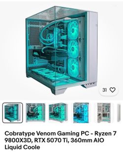 Cobratype Venom Gaming PC - Ryzen 7 9800X3D / RTX 5070 Ti