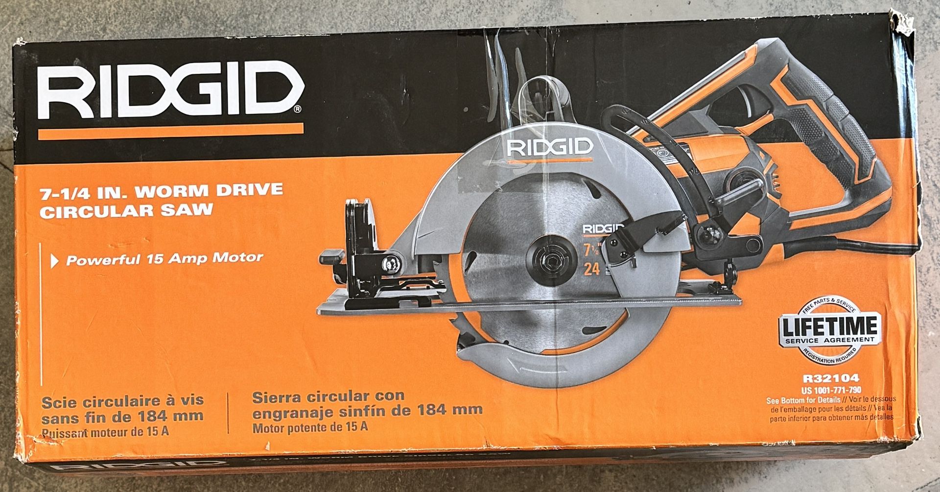 Ridgid Worm Drive Circular Saw