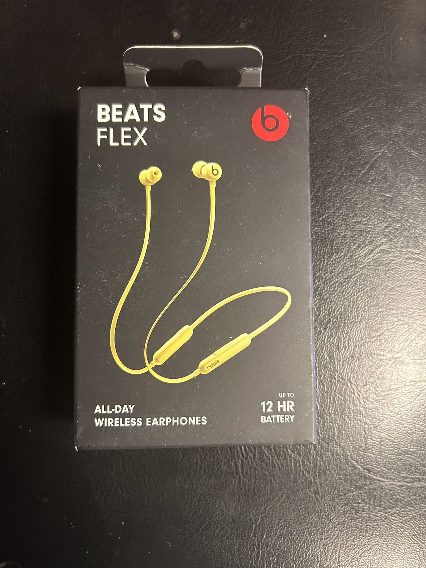 Beats Flex Wireless Earbuds - Apple W1 Headphone Chip, Magnetic Earphones, Class 1 Bluetooth, 12 Hours of Listening Time, Built-in Microphone - Yuzu Y