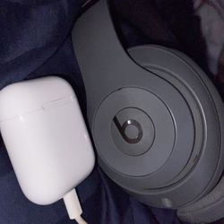 Beats Studio 3s Wireless And AirPod 1 