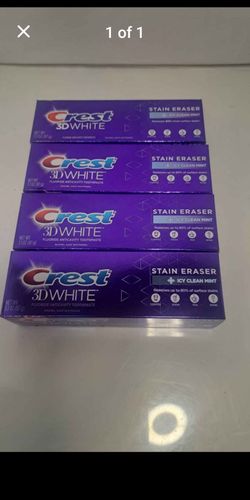 Crest 3D White Toothpaste-4 Tubes