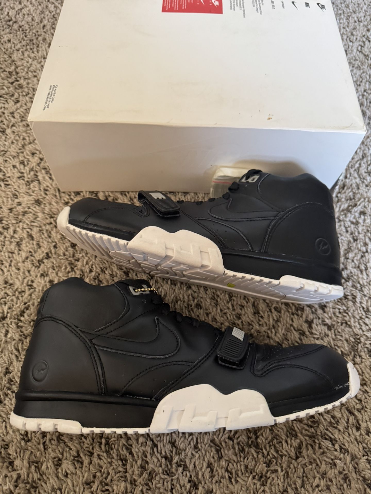 FRAGMENT DS NIKE Air Trainer Sz10 Jordan Retro Off White Travis