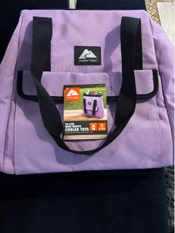 Ozark Trail Lavender 24-Can Wide-Mouth Cooler Tote