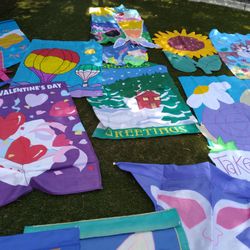 House Flags Excellent Condition 