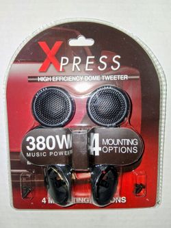 Xpress Audio Dome Tweeters 380 Watts Brand New