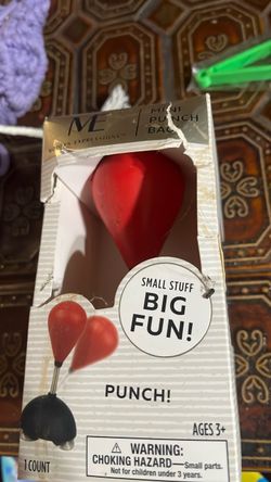 Mini punching bag for your desk
