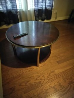 Living room round table