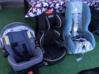 Children’s car seat three of them