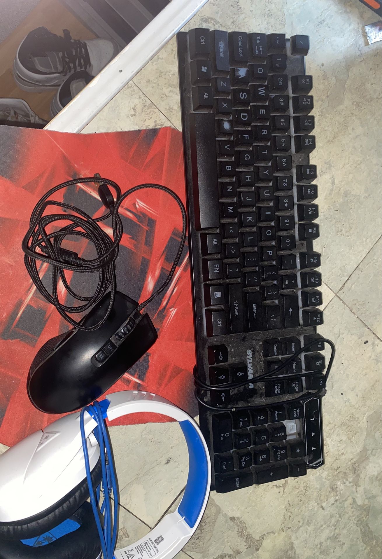 Gaming Keyboard And mouse And Headset $20 Today