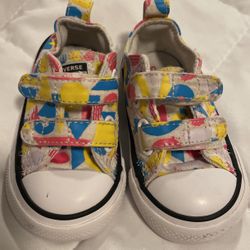 Paint Splatter Style Size 4 Toddler converse 