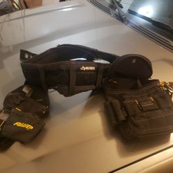 Tool Belt with medium size pouch and drill holster