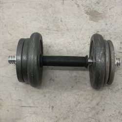 Adjustable Dumbbell 25 lb CAP Barbell Cast Iron