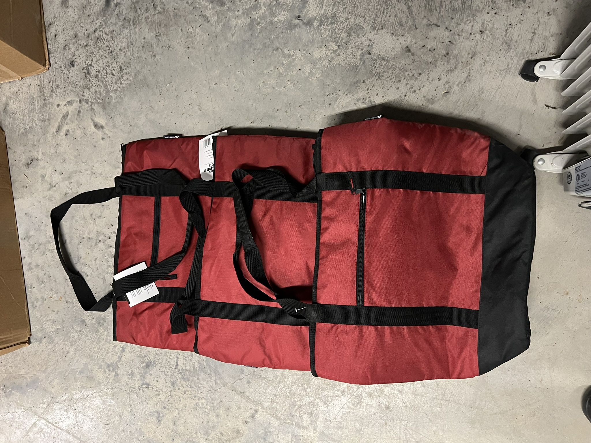 Insulated Thermal Food Delivery Tote Bags (Set of 3)