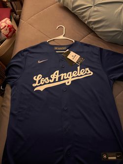 F/S: BRAND NEW NIKE DODGERS KIKE HERNANDEZ ROAD ALTERNATE JERSEY SZ. LARGE