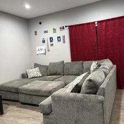 Brand New Sectional With Ottoman 