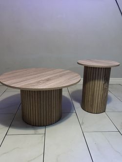 Boho Fluted Coffee Table 
