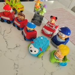 MISC VEHICLES WITH CHARACTERS SEE DESCRIPTION