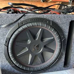 12” Kicker CompVR With Hifonics Gemini 1500